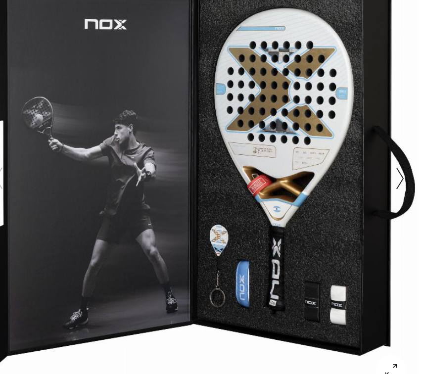 NOX AT10 Luxury Genius 18K Buenos Aires Limited Edition Padel Racket